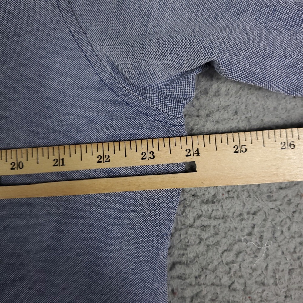 Peter Millar Polo Shirt Mens XL Blue Tailored Fit Golf Casual Short Sleeve ** - Picture 6 of 7